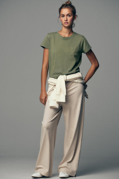 WASHED T-SHIRT WITH POCKET