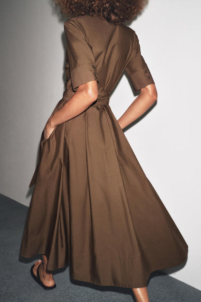 ZW COLLECTION POPLIN DRESS