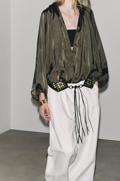 PUFFED BOMBER JACKET - ZW COLLECTION