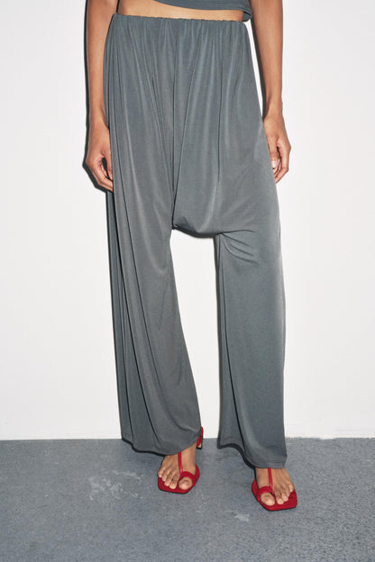 CREPE TROUSERS