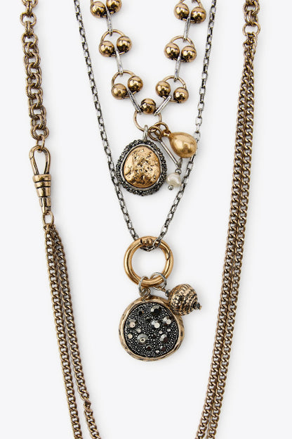3-PACK OF ASSORTED CHAIN NECKLACES WITH COINS